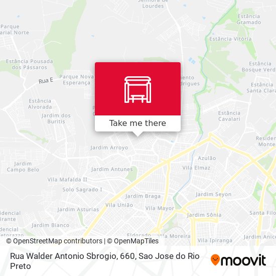 Rua Walder Antonio Sbrogio, 660 map