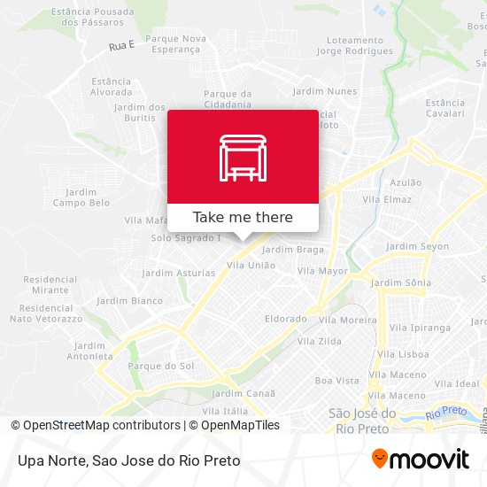 Mapa Upa Norte