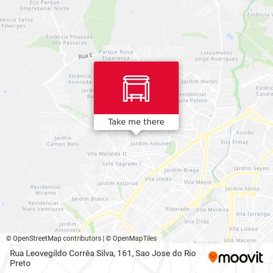 Mapa Rua Leovegildo Corrêa Silva, 161