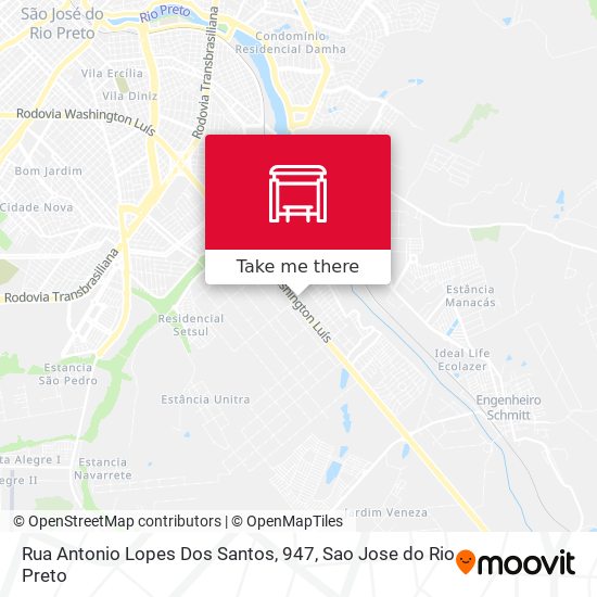 Rua Antonio Lopes Dos Santos, 947 map