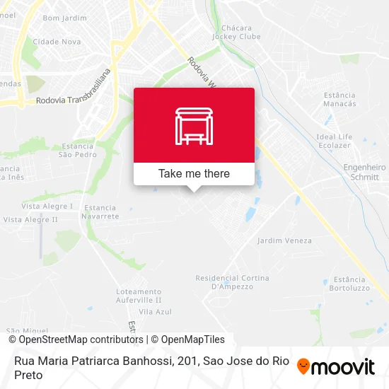 Rua Maria Patriarca Banhossi, 201 map