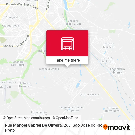 Rua Manoel Gabriel De Oliveira, 263 map