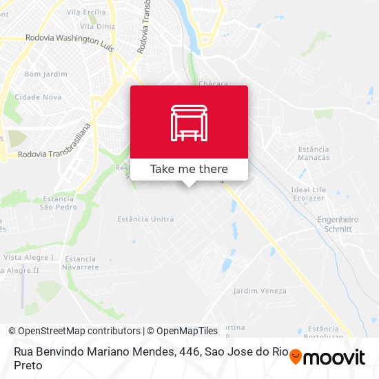 Rua Benvindo Mariano Mendes, 446 map