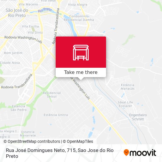 Rua José Domingues Neto, 715 map