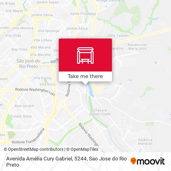 Avenida Amélia Cury Gabriel, 5244 map