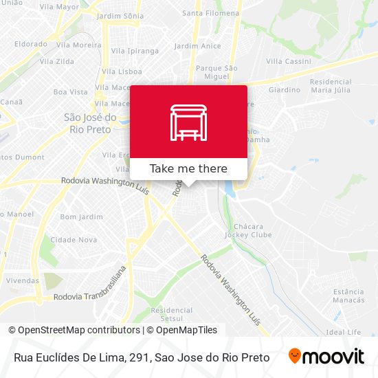 Rua Euclídes De Lima, 291 map