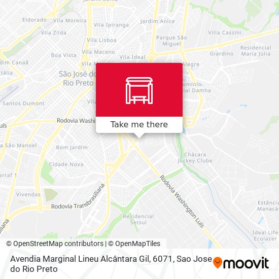 Avendia Marginal Lineu Alcântara Gil, 6071 map