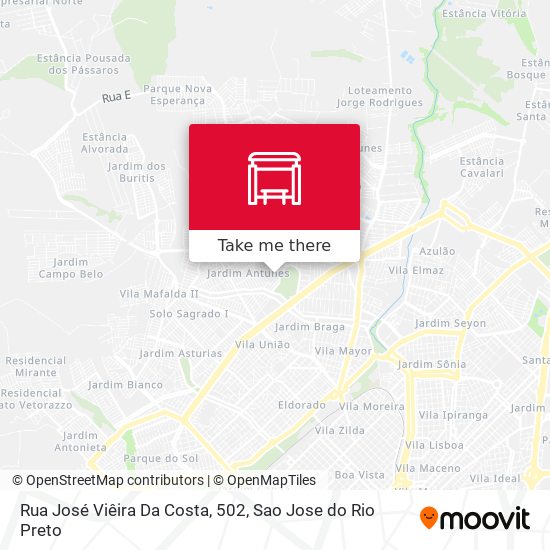 Rua José Viêira Da Costa, 502 map