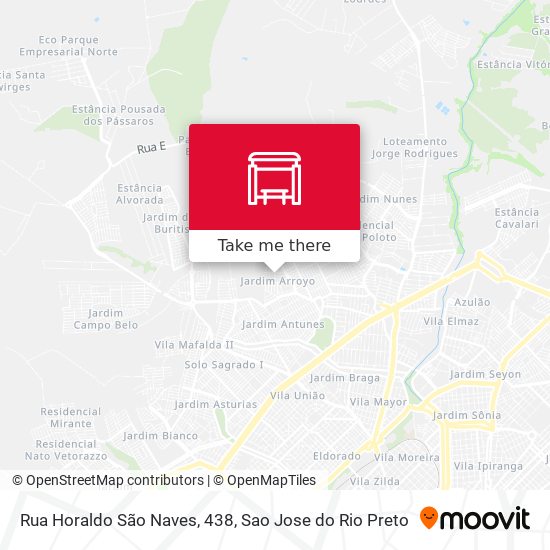 Rua Horaldo São Naves, 438 map