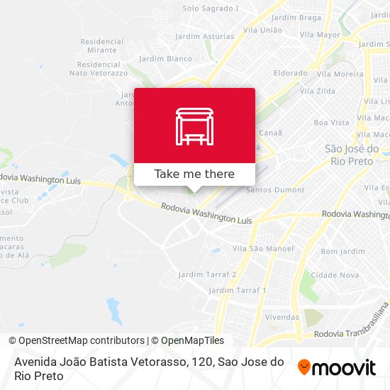Avenida João Batista Vetorasso, 120 map