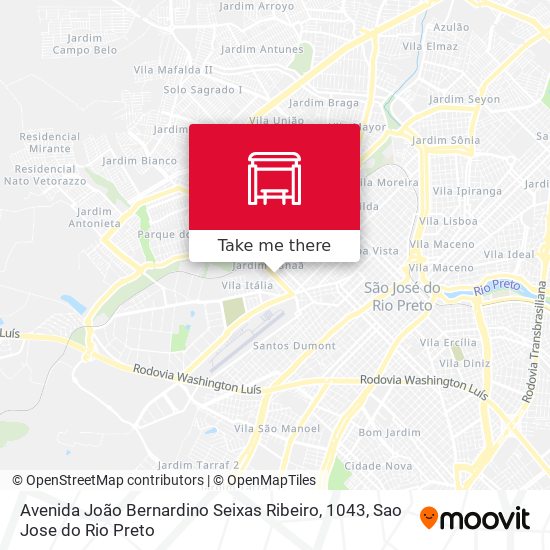 Avenida João Bernardino Seixas Ribeiro, 1043 map