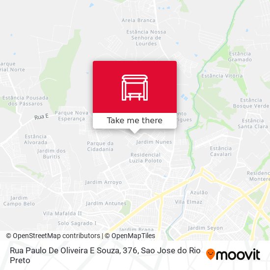 Mapa Rua Paulo De Oliveira E Souza, 376