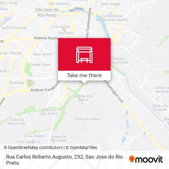 Rua Carlos Roberto Augusto, 232 map