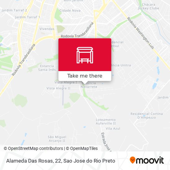 Alameda Das Rosas, 22 map