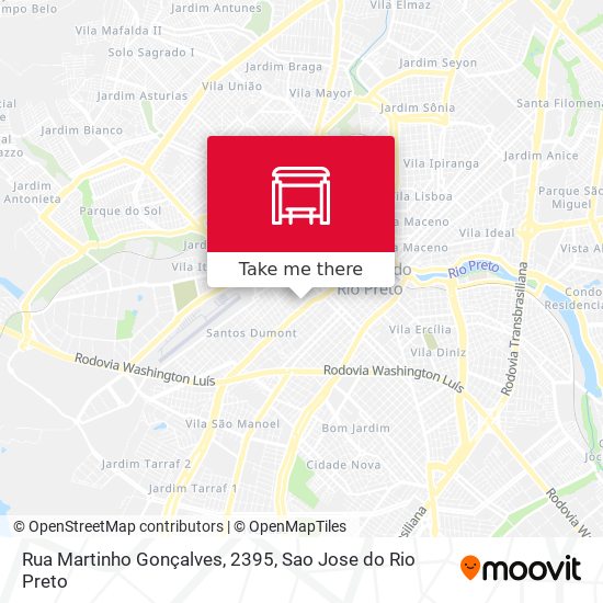 Mapa Rua Martinho Gonçalves, 2395