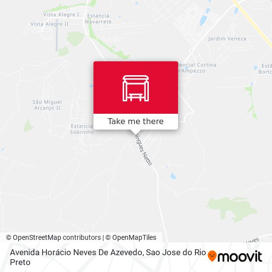 Mapa Avenida Horácio Neves De Azevedo