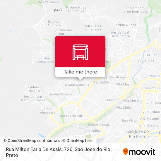 Rua Milton Faria De Assis, 720 map