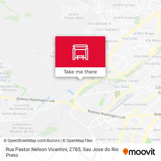 Rua Pastor Nelson Vicentini, 2785 map