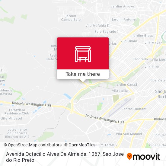 Avenida Octacilio Alves De Almeida, 1067 map