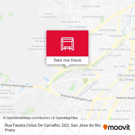 Rua Fausta Colus De Carvalho, 262 map