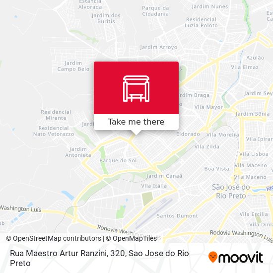 Rua Maestro Artur Ranzini, 320 map