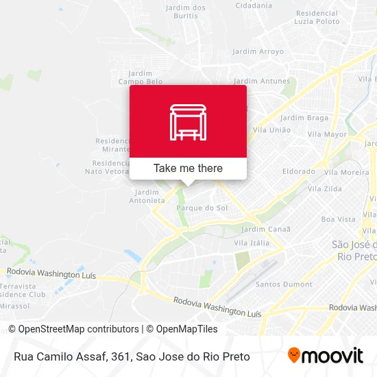 Rua Camilo Assaf, 361 map