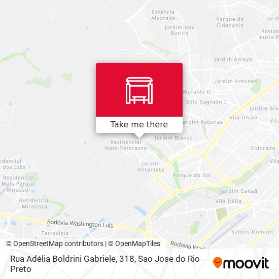 Rua Adélia Boldrini Gabriele, 318 map