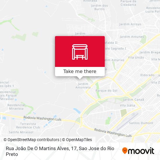 Mapa Rua João De O Martins Alves, 17