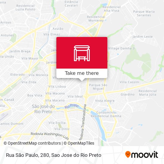 Rua São Paulo, 280 map