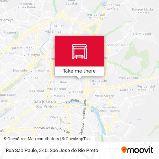 Mapa Rua São Paulo, 340