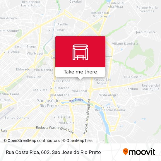 Rua Costa Rica, 602 map
