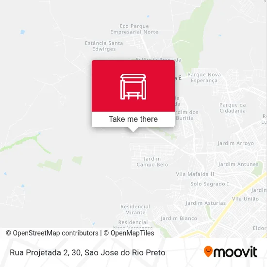 Rua Projetada 2, 30 map