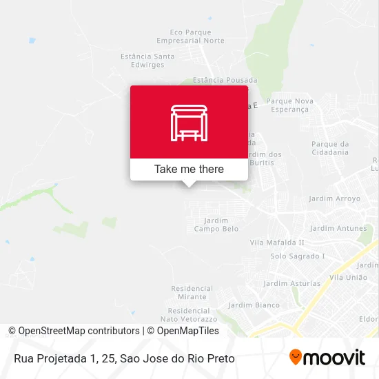 Rua Projetada 1, 25 map