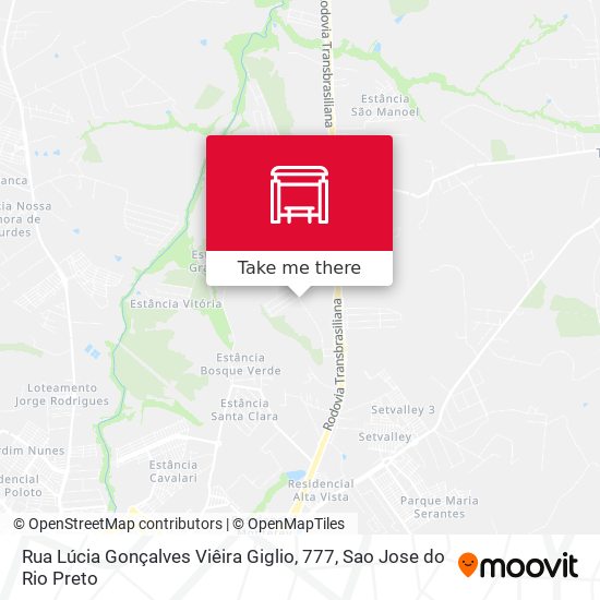 Rua Lúcia Gonçalves Viêira Giglio, 777 map