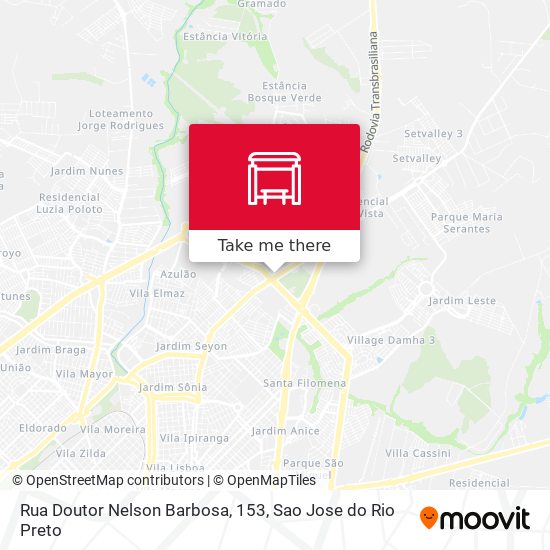 Rua Doutor Nelson Barbosa, 153 map