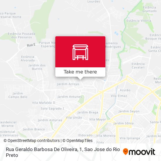 Rua Geraldo Barbosa De Oliveira, 1 map