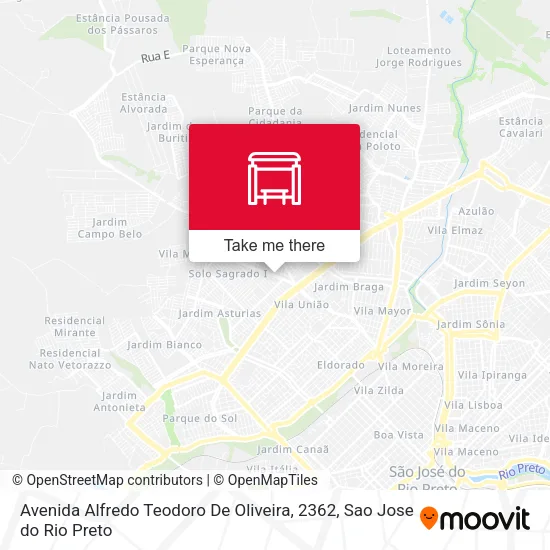 Avenida Alfredo Teodoro De Oliveira, 2362 map
