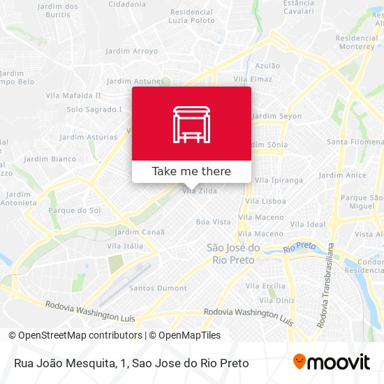 Mapa Rua João Mesquita, 1