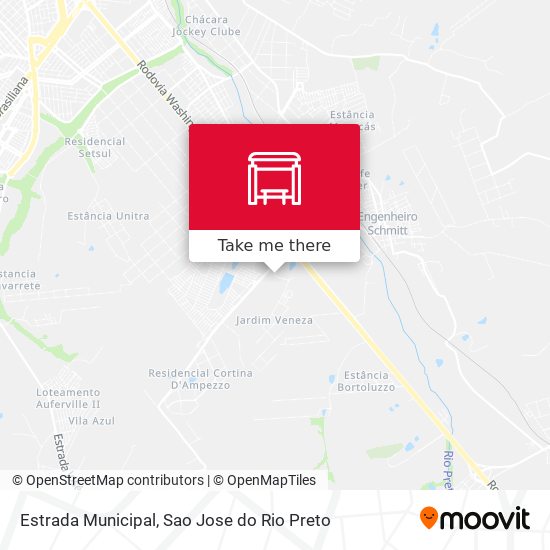 Estrada Municipal map
