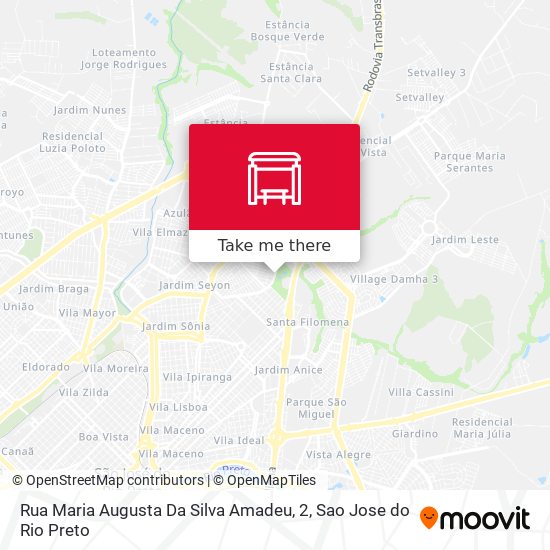 Mapa Rua Maria Augusta Da Silva Amadeu, 2