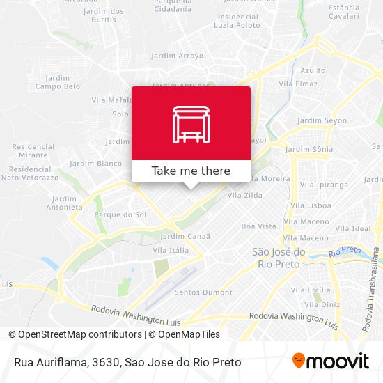 Mapa Rua Auriflama, 3630