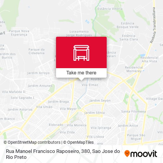 Rua Manoel Francisco Raposeiro, 380 map