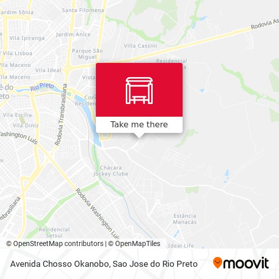 Avenida Chosso Okanobo map
