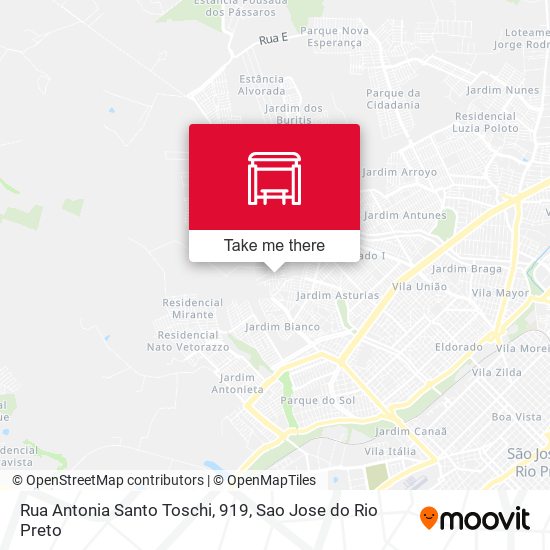 Rua Antonia Santo Toschi, 919 map