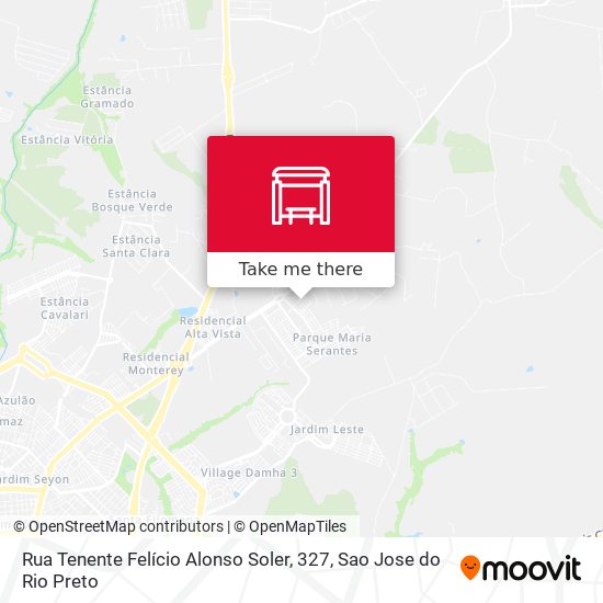 Rua Tenente Felício Alonso Soler, 327 map