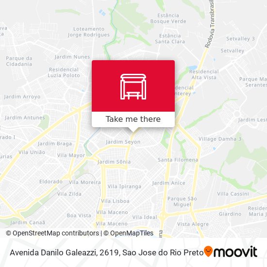 Avenida Danilo Galeazzi, 2619 map