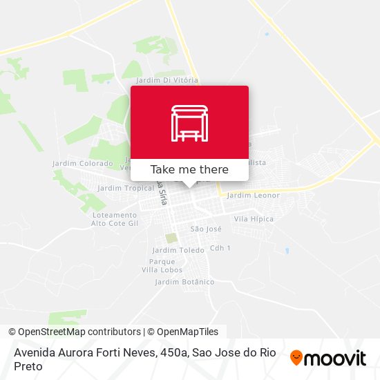 Mapa Avenida Aurora Forti Neves, 450a