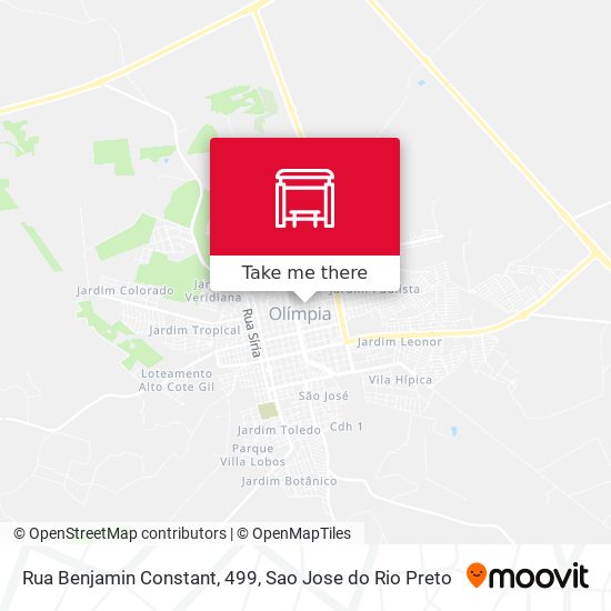 Rua Benjamin Constant, 499 map