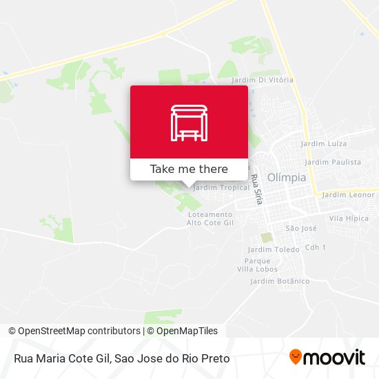 Rua Maria Cote Gil map