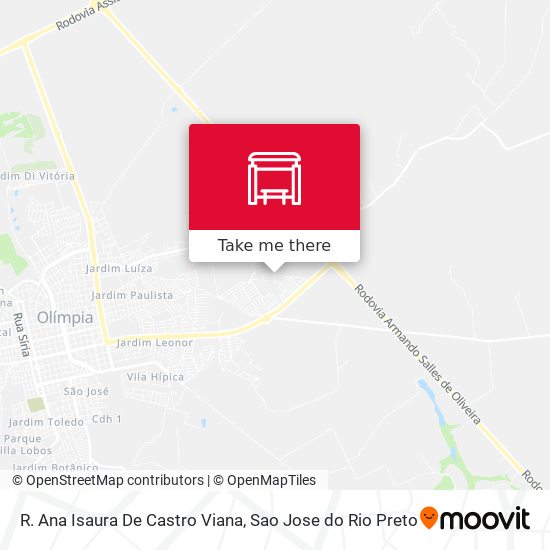 R. Ana Isaura De Castro Viana map